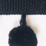 Luxe Pom Pom Swatch Colour: Black